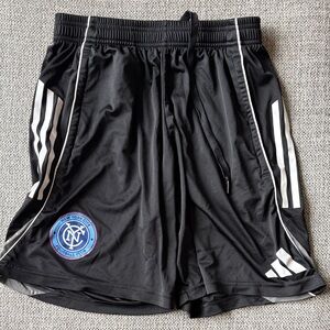 Adidas Black NYCFC Men's Soccer Shorts - Size M - NEW w/o TAGS